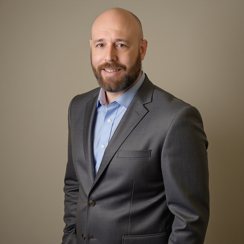 Justin Rodriguez in a professional portrait
